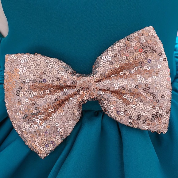 Luxury Birthday Wedding Princess Flower Girl Dress 5027 - Picture 4 of 7